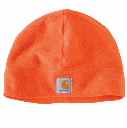 A207-BOGOS Fleece Beanie Brite Orange -25-192776915234