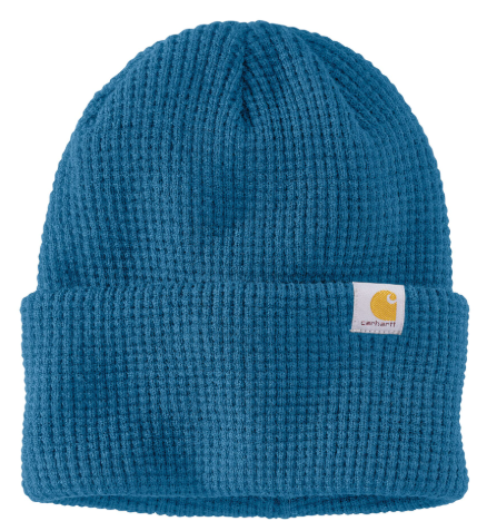 107187-HO6OS Knit Waffle Beanie Horizon Blue -25-197219839450