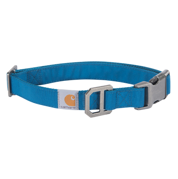 M Carhartt Nylon Duck Dog Collar Marine Blue-25-888999464597