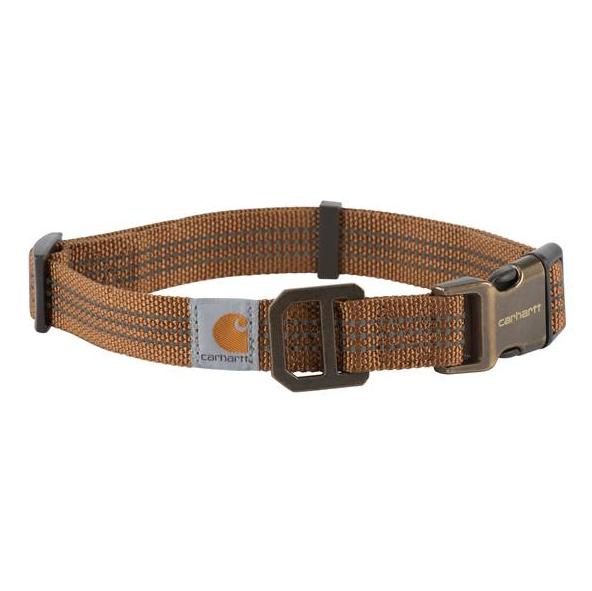 M Carhartt Nylon Duck Dog Collar Carhartt Brown /-888999305418