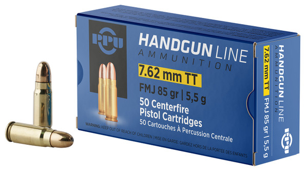 PPU 7.62x25 TOK 85gr FMJ PPH7TF-8605003813194