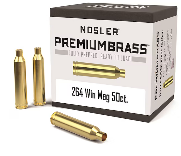 Nosler Box Brass-264 Win Mag (50ct) 11234-054041112345