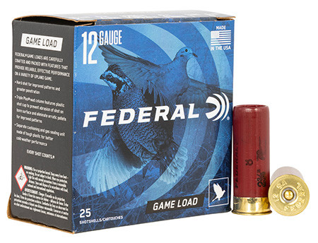 FEDERAL 12GA 2-3/4" 3-1/4DE 1OZ 8 25 RND/BX-029465025885
