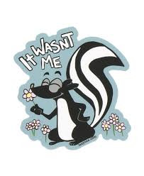 Wasn'T Me Skunk Sticker-210000352456