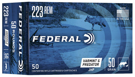 AE22350VP FEDERAL 223 REM 50GR JHP 50 CT AE VARMIN-604544617382