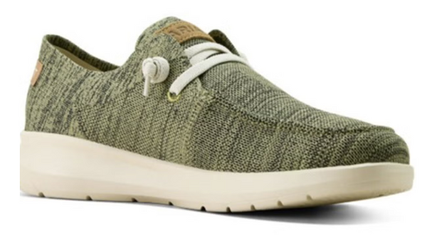 10064059 8.5 D MNS Hilo Shoe OLIVE GREEN KNIT -25-197318679766