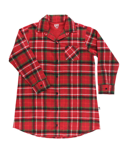 Christmas Plaid Nightshirt L/Xl-210000350644