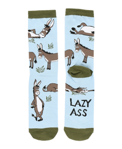 Lazy Ass Blue Sock-210000350618
