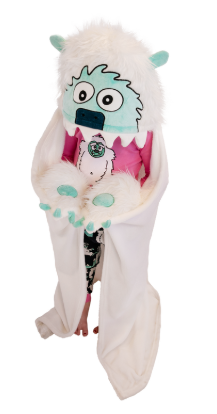 AB740 Yeti Critter Blanket-25-210000299317