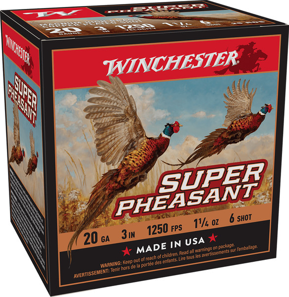 X203PH6 SHOTSHELL 20 GA 3" #6 SUPER PHEASANT MAGNU-020892016705