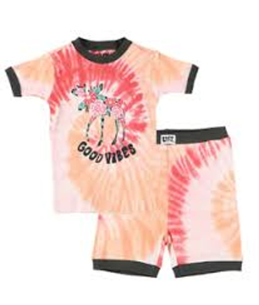 Good Vibes Kid Short Pj Set 2T-210000276403