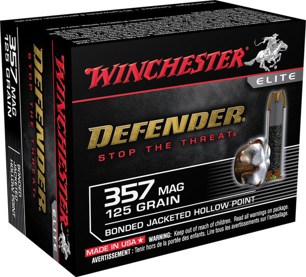 S357MPDB HANDGUN 357 MAG DEFENDER BONDED JHP 125 G-020892218864