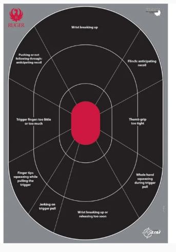 27998 Ruger Splash Adhesive Handgun Trainer 12 X 1-026509061649