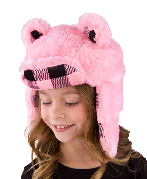Pink Bear Critter Cap M-210000217784