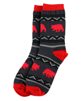 Cabin Bear Crew Sock 9-11-210000217695