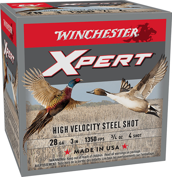 WEXP2834 SHOTSHELL 28 GA 3" #4 XPERT HV STEEL PHEA-020892027398