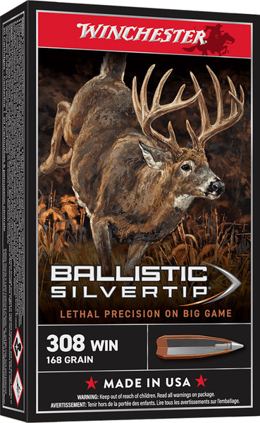 SBST308A 308 WIN BALLISTIC SILVERTIP 168 GR-25-020892210363