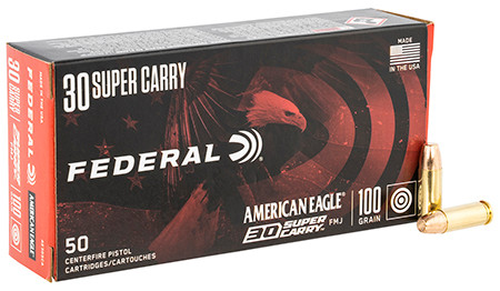 AE30SCA FEDERAL 30 SUPER CARRY 100GR FMJ 50 RND/BX-604544678017