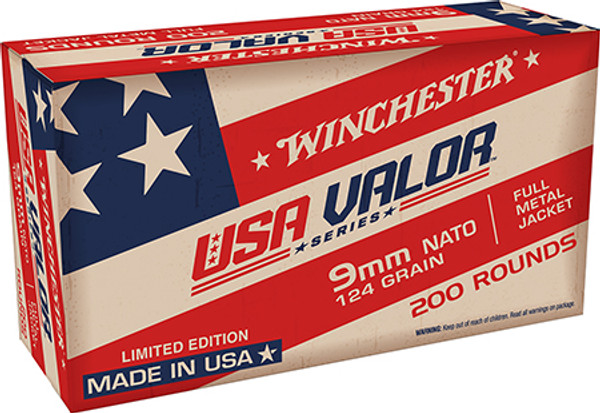 WINCHESTER USA VALOR 9MMLUGER 124GR FMJ USA9NATO-020892221413