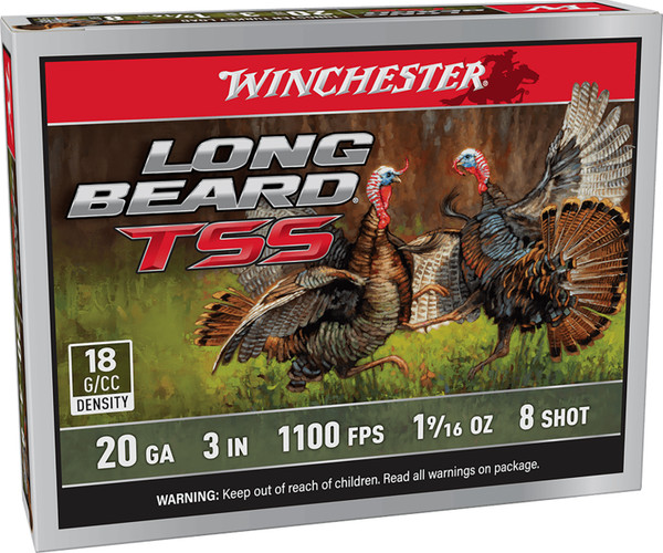 WINCHESTER #8 LONG BEARD 3" 20GAUGE LBTSS2038-020892029033