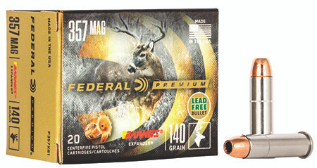 P357XB1 FEDERAL 357 MAG 140GR BARNES X 20 RND/BX --029465098315