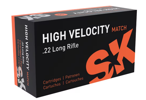 SK .22 LR High Velocity Match - Brick 500 Rds-4023045422374