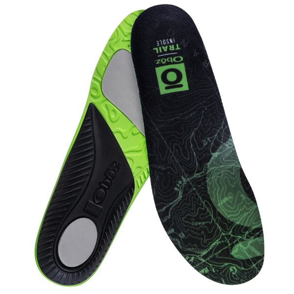 100007 XXL Medium All Gender Green Trail Insole -2-840127876597