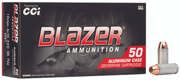 CCI BLAZER 10MM AUTO 200GR FMJ 3597-076683035974