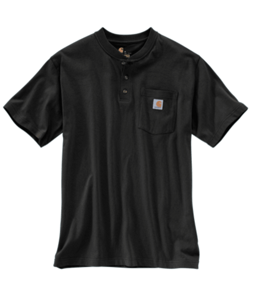 K84-BLK L Black Loose Fit Heavyweight Short-Sleeve-210000134351