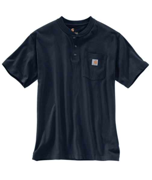 K84-NVY M Navy Loose Fit Heavyweight Short-Sleeve-210000134405