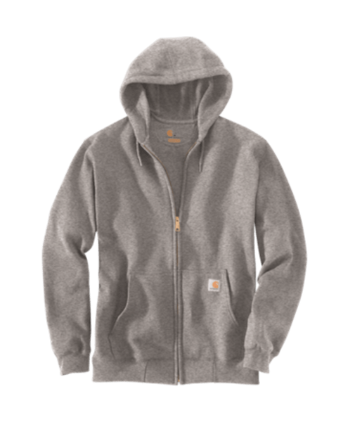 K122-HGY M Heather Gray Loose Fit Midweight Full-Z-035481116056