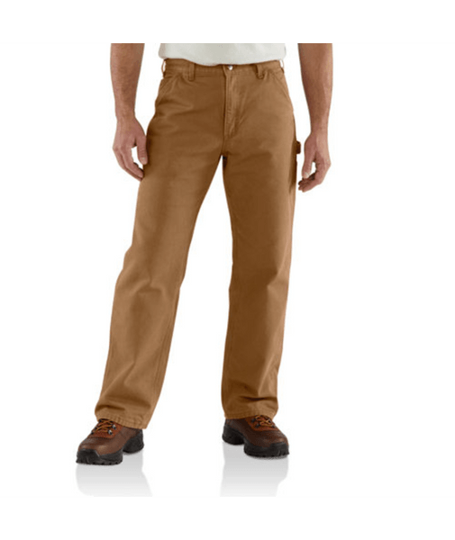 B111-BRN W42 Carhartt Brown Loose Straight Washed-035481118654