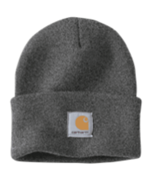 A18-CLH OS Coal Heather Knit Cuffed Beanie -26-035481167102