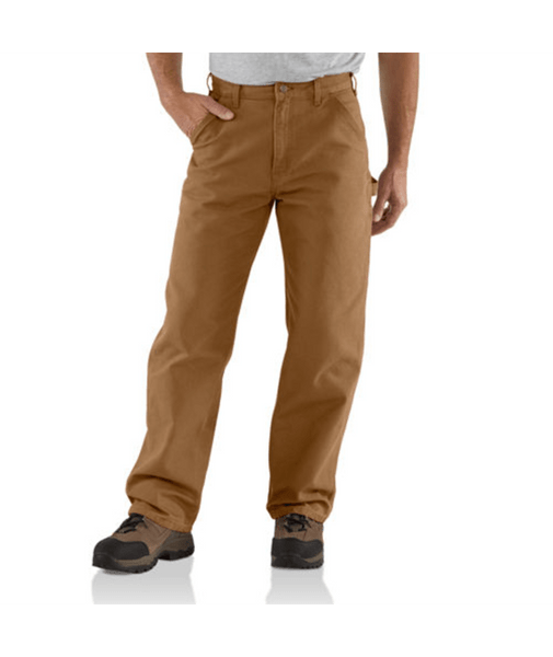 B11-BRN W36 Carhartt Brown Loose Straight Washed D-035481183911