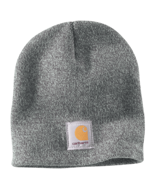A205-HGY OS Heather Gray Knit Beanie -26-035481219085