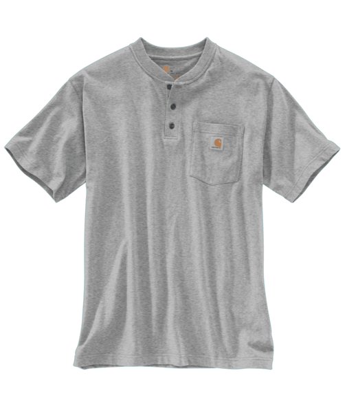 K84-HGY L Heather Gray Loose Fit Heavyweight Short-210000134384