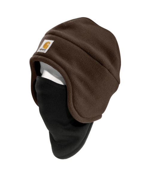 A202-DKB OS Dark Brown Fleece 2-In-1 Headwear -26-035481626302