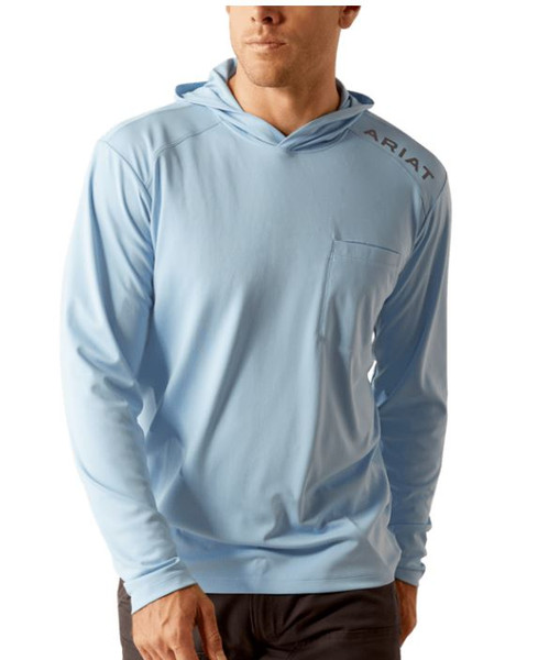 XL  R MNS RBR SUNBLOCKER HD LS TSHRT PLCD BLU PLAC-197318302220