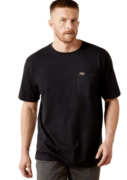 XL  R MNS RBR CTN STRNG STND PKT SS TSHRT BLK BLAC-197318355530