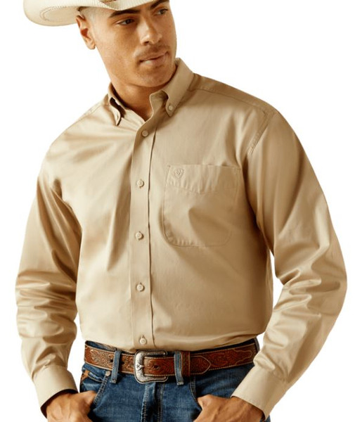 10058558 XXL R KHAKI MNS Lightweight Solid Twill C-197318383335