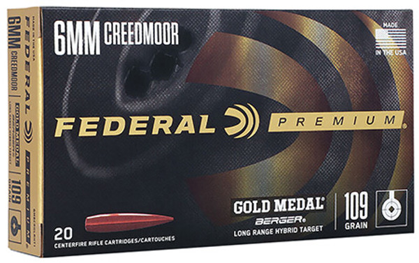 FEDERAL PGM 6MMCREEDMOOR 109GR GM6CRDLRHT1-604544670585