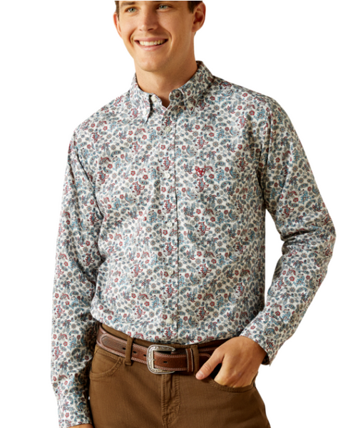 10058996 LG R LIGHT BLUE MNS Stiles Fitted Shirt-2-197318414909