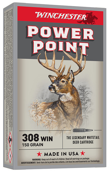 WINCHESTER POWER-POINT 308WIN 150GR X3085-020892200395