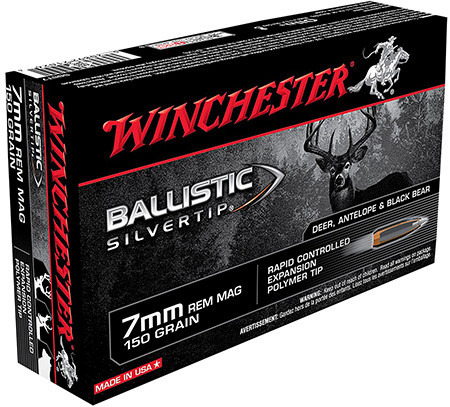 SBST7 RIFLE 7 MM REM MAG BALLISTIC SILVERTIP 150 G-020892210264