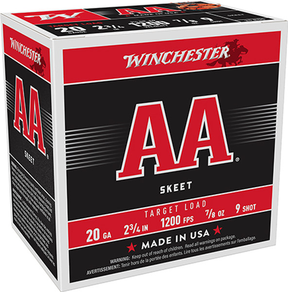 WINCHESTER AA #9 20GAUGE 2.75" AA209-020892004450
