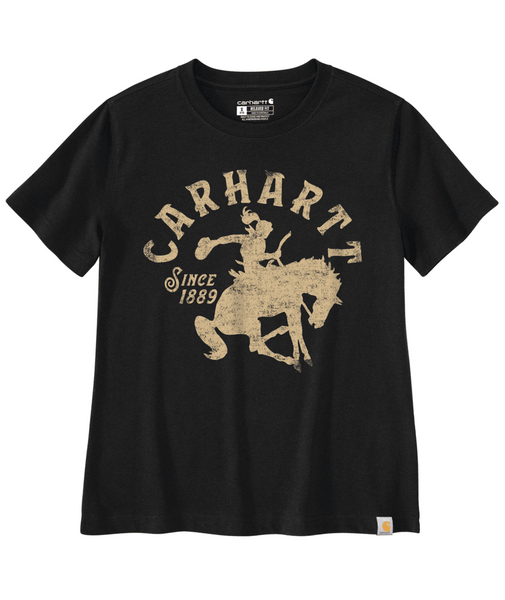 107385 S REG Black W Irvine Rlxd Horse TShrt -26-199133033679