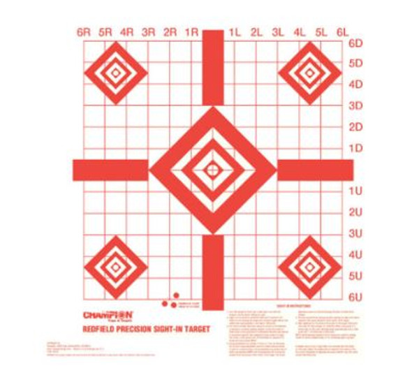 Champion Target Diamond Paper Pistol/Rifle 16"x16"-076683473875
