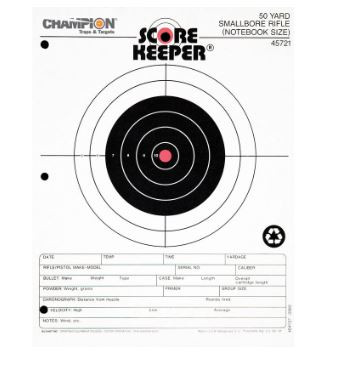 Champion Targets Paper 50 yds Rifle 8.50"x11"-076683457219