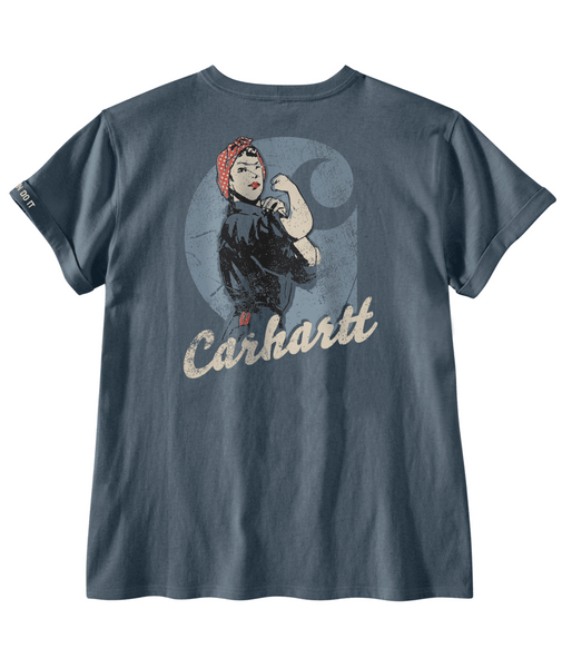 106903 S REG Iron Blue Women's Loose Fit Heavyweig-199133064888