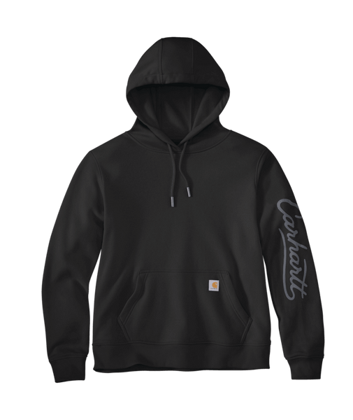 107414 XS REG Black W Sawyer Script Swtshrt -26-199133040325